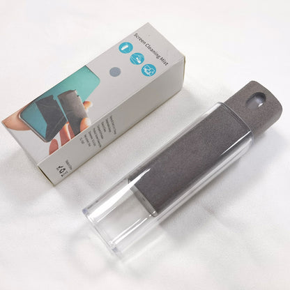 Portable Screen Cleaning Artifact – Spray Bottle with Integrated Wipe
