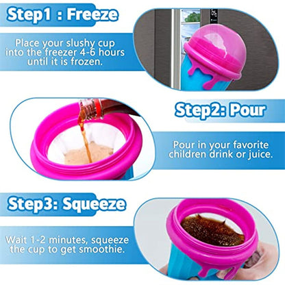 500ml Large Capacity Slushy Cup Quick-Freeze Smoothie Cup