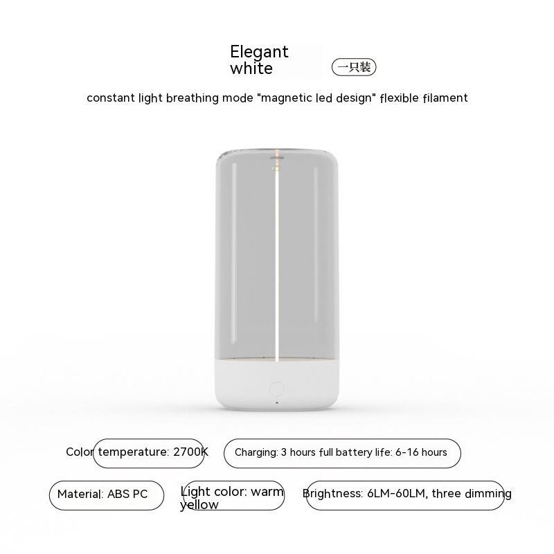 New LED Camping Light – Type-C Rechargeable Portable Night Light with Anti-Drop Design