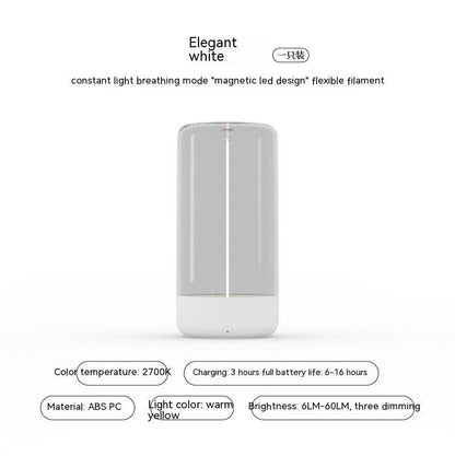 New LED Camping Light – Type-C Rechargeable Portable Night Light with Anti-Drop Design