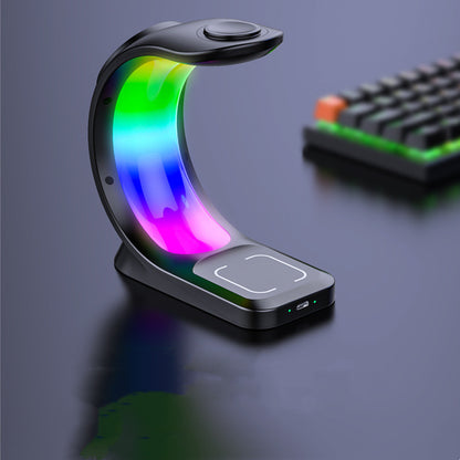 Magnetic Fast Charging Station – 4-in-1 Wireless Charger with Night Light