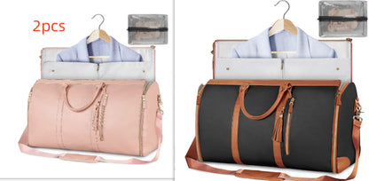 Women’s Large Travel Duffle Bag – Foldable Waterproof Tote & Suit Carrier