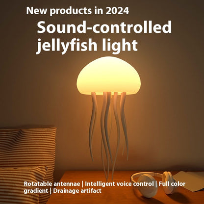 LED Jellyfish Mood Lamp – Smart Night Light & Table Decoration