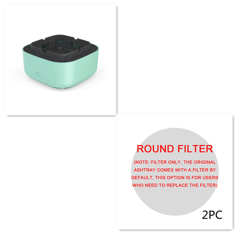 Smoke Removal Air Purification Ashtray – Automatic Anion Purifier for Home & Car