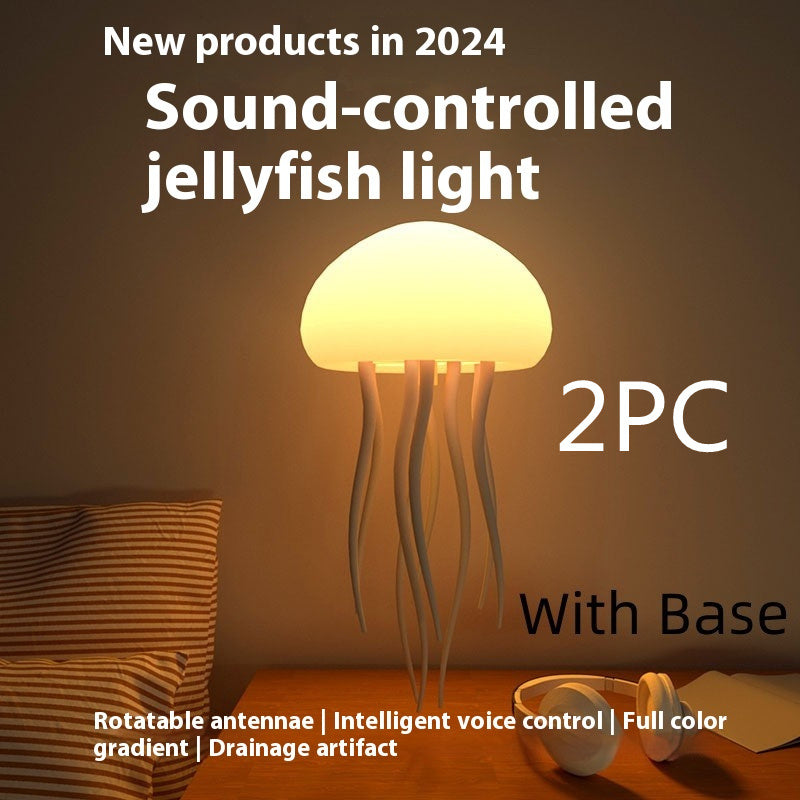 LED Jellyfish Mood Lamp – Smart Night Light & Table Decoration
