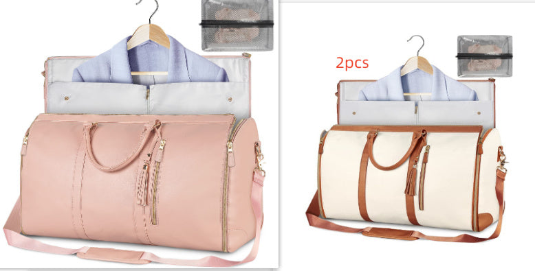 Women’s Large Travel Duffle Bag – Foldable Waterproof Tote & Suit Carrier