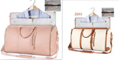 Women’s Large Travel Duffle Bag – Foldable Waterproof Tote & Suit Carrier