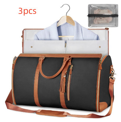 Women’s Large Travel Duffle Bag – Foldable Waterproof Tote & Suit Carrier
