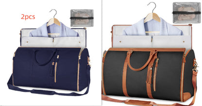 Women’s Large Travel Duffle Bag – Foldable Waterproof Tote & Suit Carrier