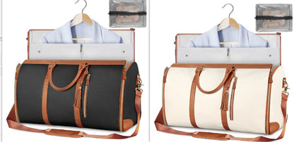 Women’s Large Travel Duffle Bag – Foldable Waterproof Tote & Suit Carrier
