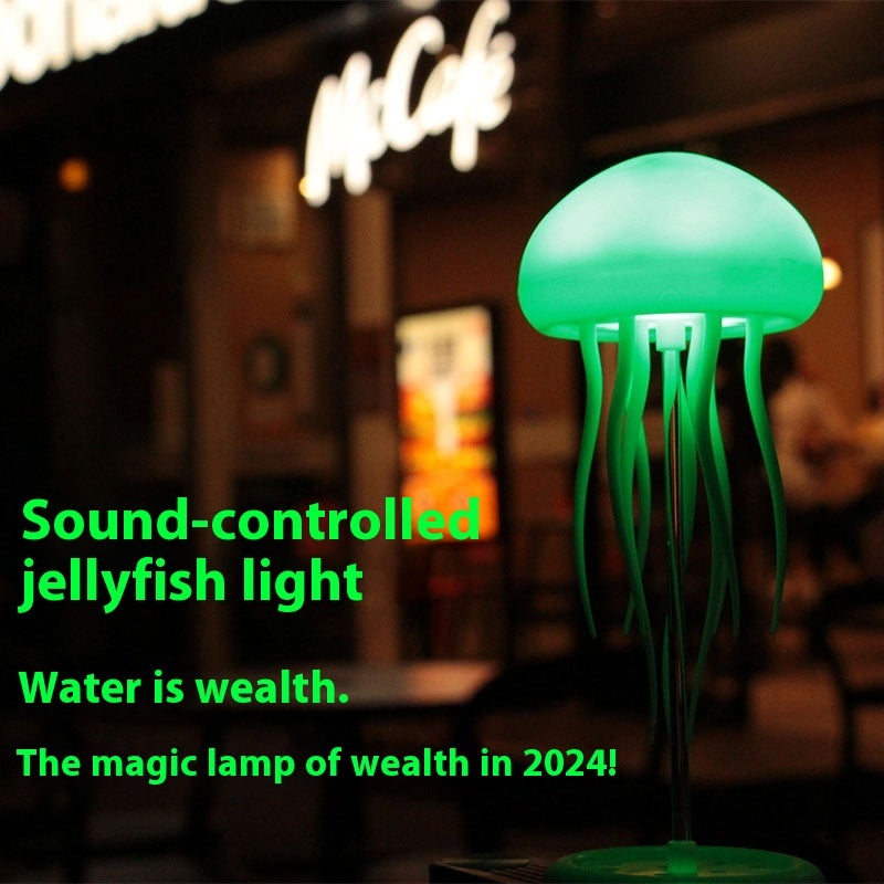 LED Jellyfish Mood Lamp – Smart Night Light & Table Decoration