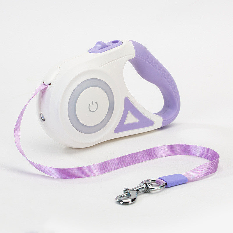 Retractable Dog Leash with Collar – Spotlight Automatic Pet Lead