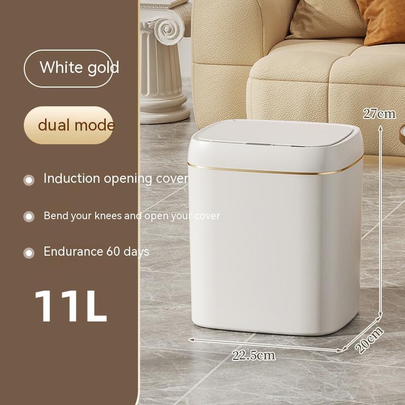 Smart Trash Can with Lid – Automatic Induction Dustbin for Bedroom, Kitchen & Car