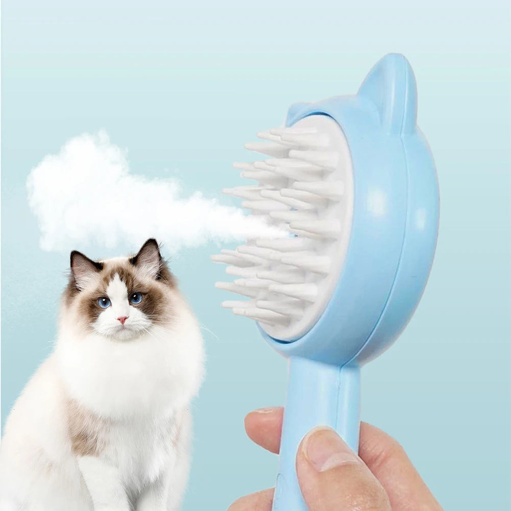 Multifunctional Pet Grooming Brush – Hair Cleaning & Mist Spray