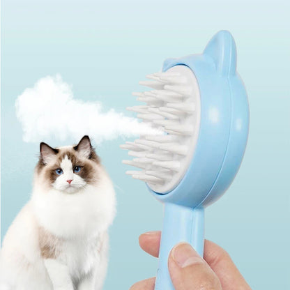 Multifunctional Pet Grooming Brush – Hair Cleaning & Mist Spray