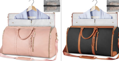 Women’s Large Travel Duffle Bag – Foldable Waterproof Tote & Suit Carrier