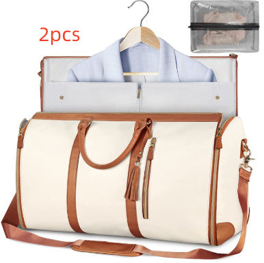 Women’s Large Travel Duffle Bag – Foldable Waterproof Tote & Suit Carrier