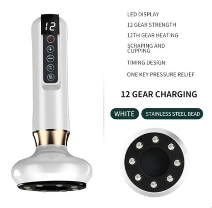 Fat Burning Vacuum Massager – Electric Cupping & Body Gua Sha To