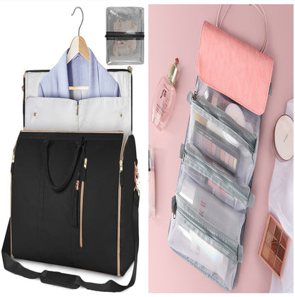 Women’s Large Travel Duffle Bag – Foldable Waterproof Tote & Suit Carrier