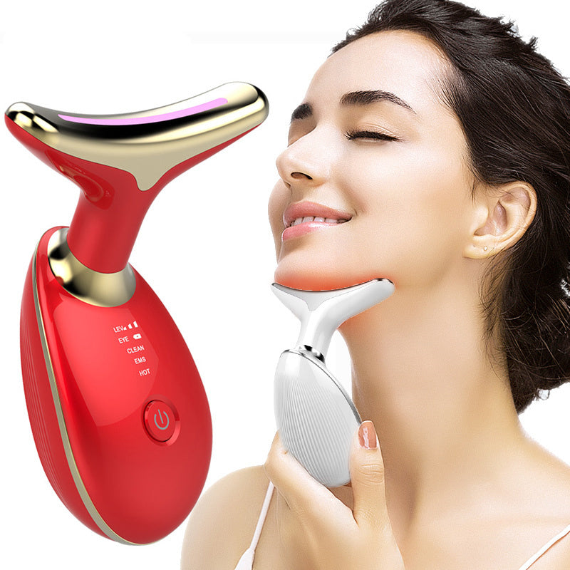 EMS Thermal Neck Lifting Massager – Electric Microcurrent Wrinkle Remover